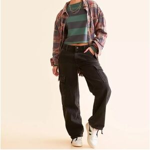 Levi’s 94 baggy cargo jeans size 29 open mind black